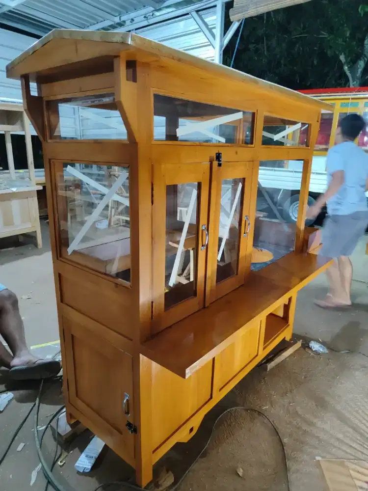 Sedia Gerobak Angkringan, Bakso Mie Ayam, Bubur, Sate, Soto, Pecel dll