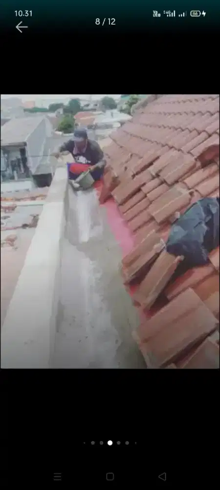 Atap bocor kanopi atap bajarigan terpasang dll