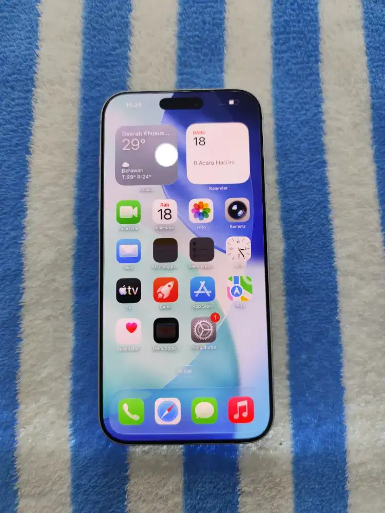 Hp Second IPhone 17 Pro Max 256GB Resmi I Box Baru 1 Minggu Pake