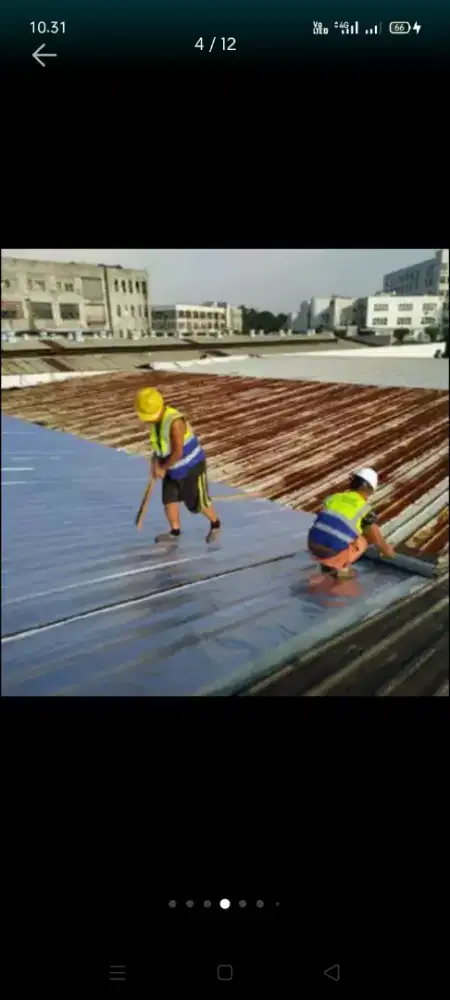 Atap bocor kanopi atap bajarigan terpasang dll