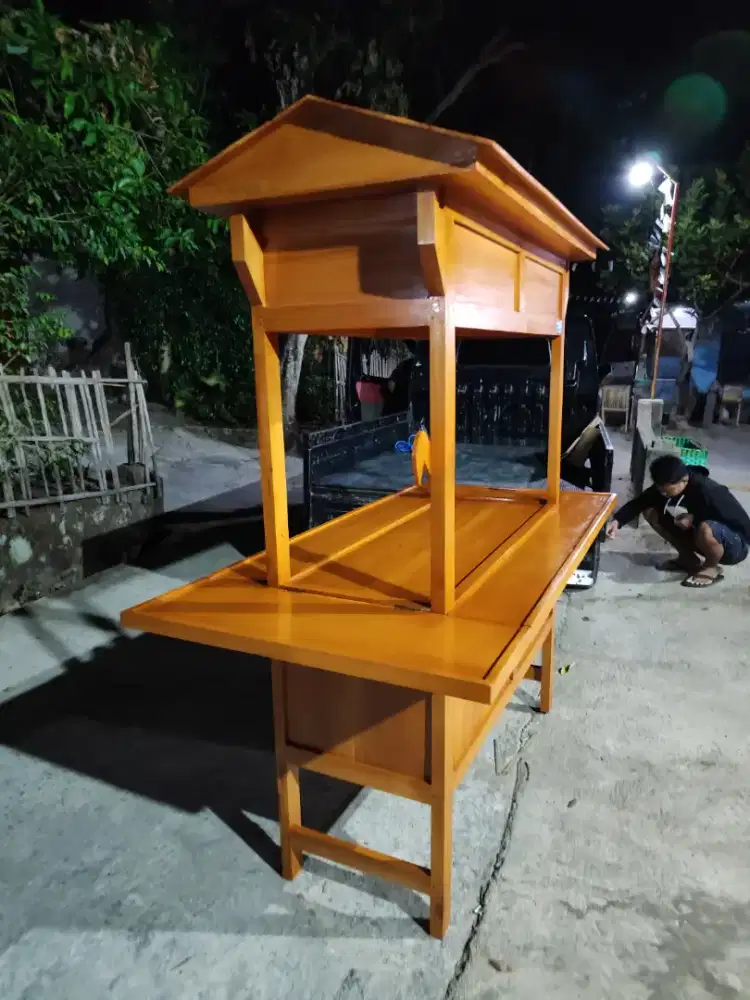 Sedia Gerobak Angkringan, Bakso Mie Ayam, Bubur, Sate, Soto, Pecel dll