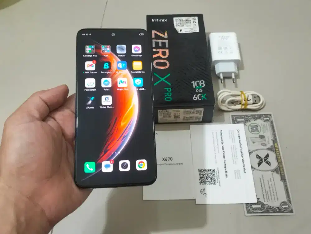 INFINIX ZERO X PRO 8GB / 256GB 6.67in AMOLED Dual Chip 108MP 60X Zoom