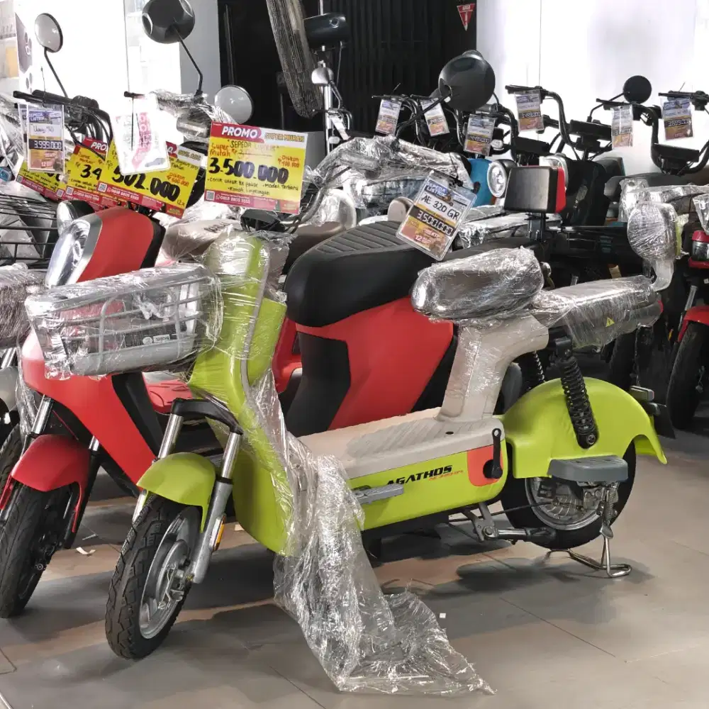 CUCI GUDANG SEPEDA LISTRIK AGATHOS AE 320 GR