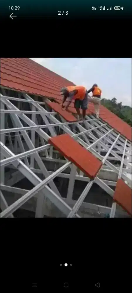 Atap bocor kanopi atap bajarigan terpasang dll bergaransi