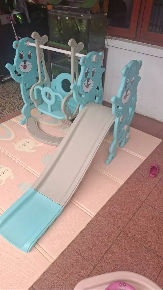 Jual Ayunan dan Perosotan Bayi merk space Baby