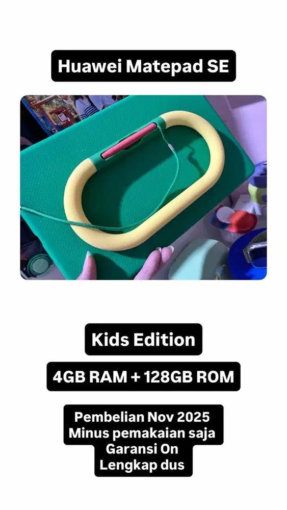 Huawei Matepad SE 11” Kids Edition 4GB RAM + 128GB ROM