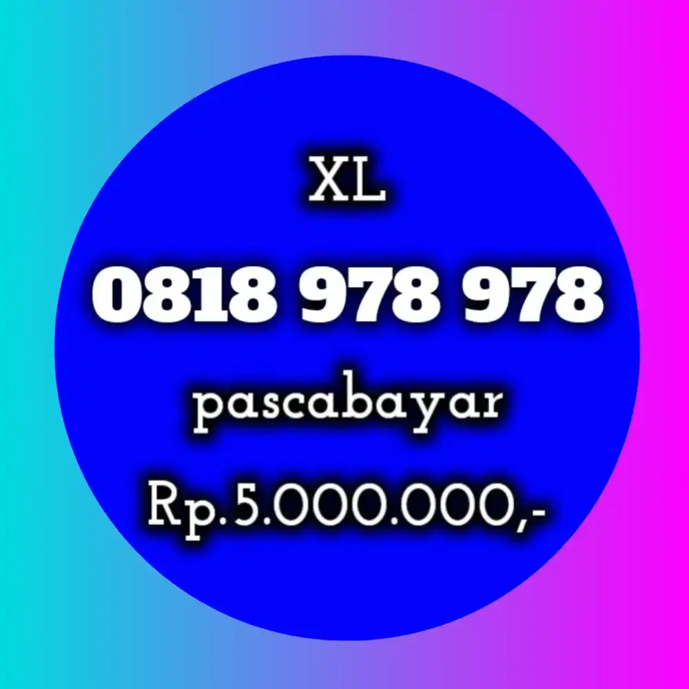 NOMOR CANTIK XL 978 978