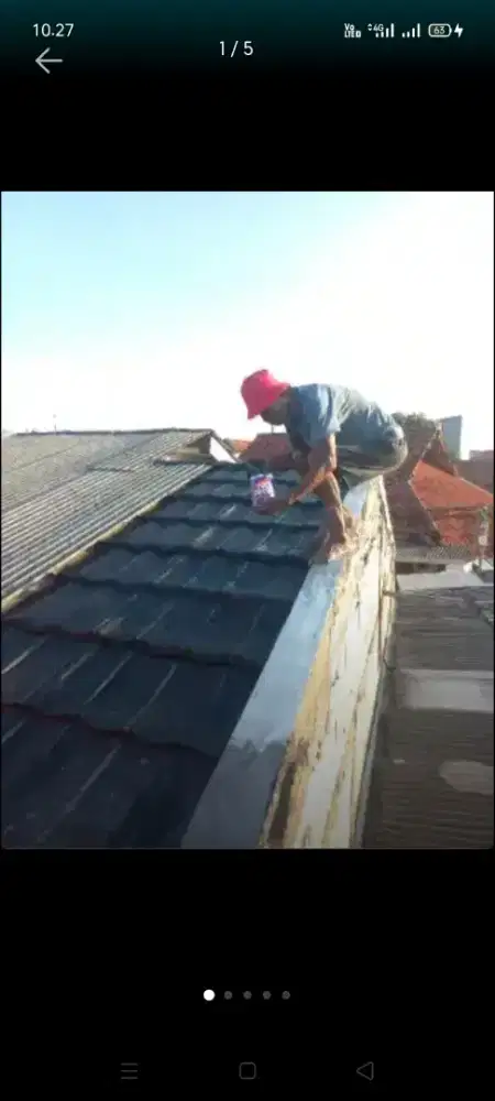 Atap bocor kanopi atap bajarigan terpasang dll bergaransi