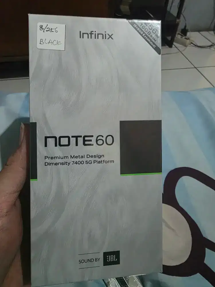 Infinix Note 60 Black 8/256 NEW