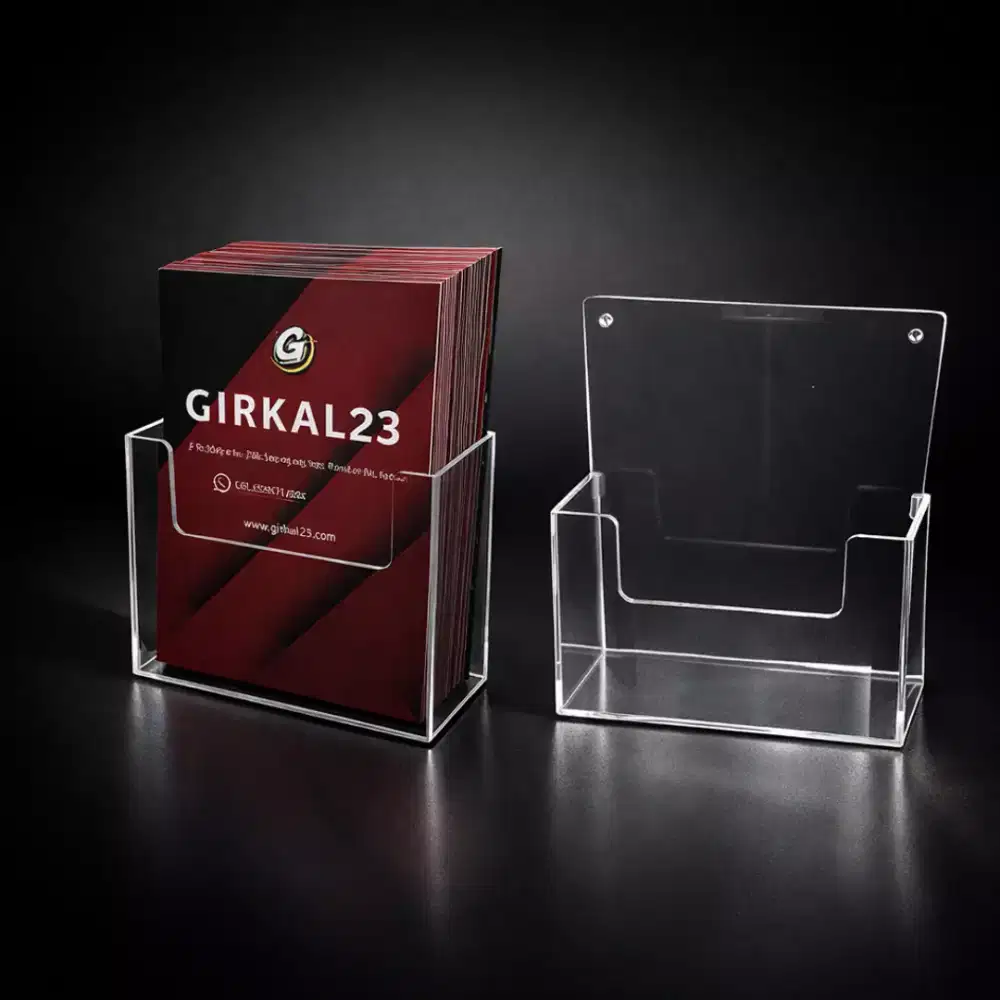 Rak Brosur A6 Akrilik