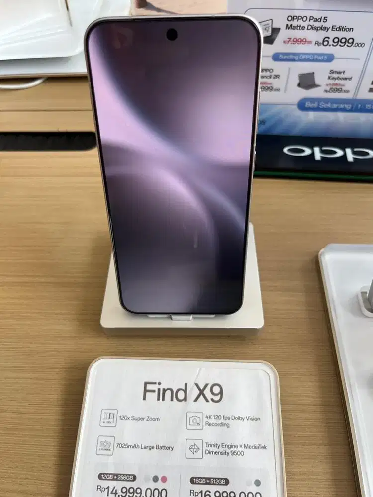Ready oppo find 9 bisa di kredit hanya ktp aja