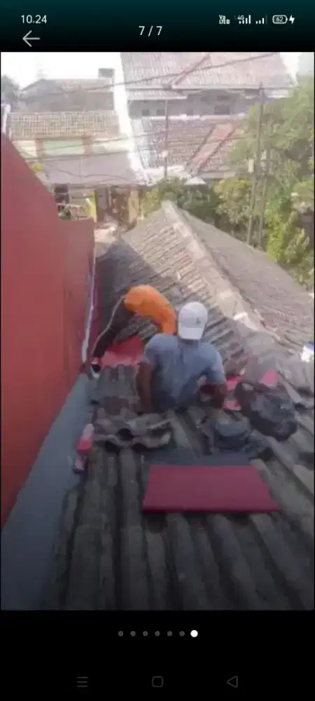 Atap bocor kanopi atap bajarigan terpasang dll