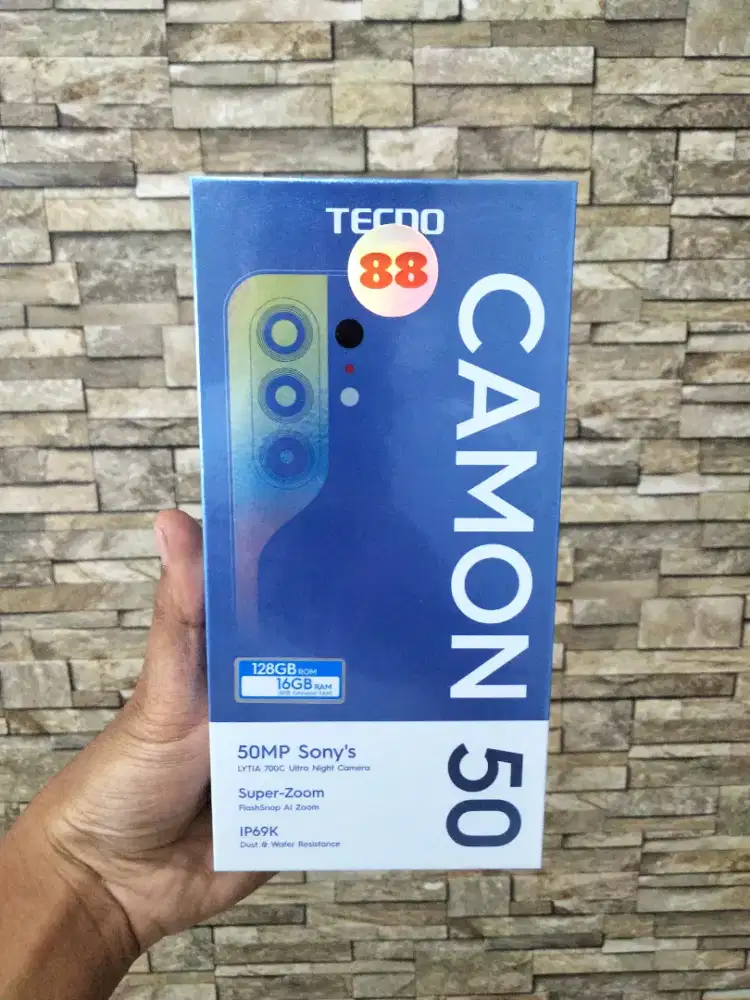 Tecno Camon 50 8/128 12/512 GB Garansi Resmi