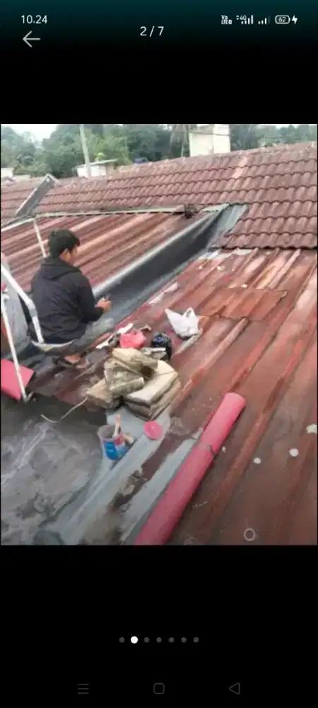 Atap bocor kanopi atap bajarigan terpasang dll bergaransi