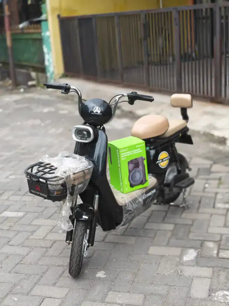 SEPEDA LISTRIK BARU DAN BERGARANSI RESMI TERMURAH