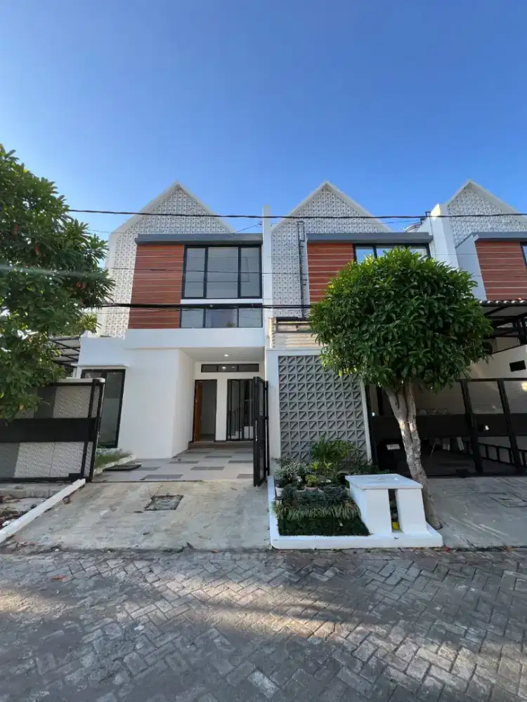 Dijual Rumah Baru Model Scandinavia Gading Pantai Dekat Raya Kenjeran