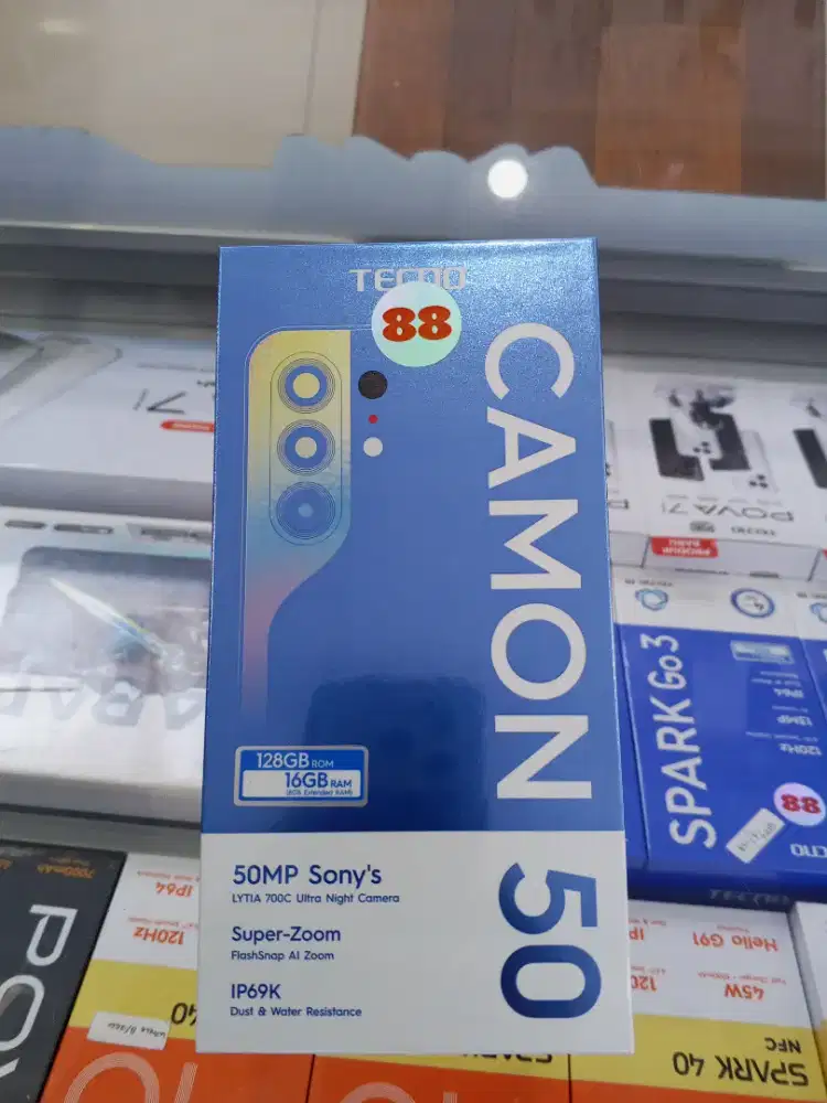 Tecno Camon 50 8/128 12/512 GB Garansi Resmi