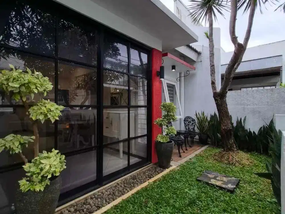 Rumah Cantik Murah BU Kucica Bintaro Jaya Sektor 9 FULL FURNISHED Ada Halaman Tinggal Masuk Bisa KPR