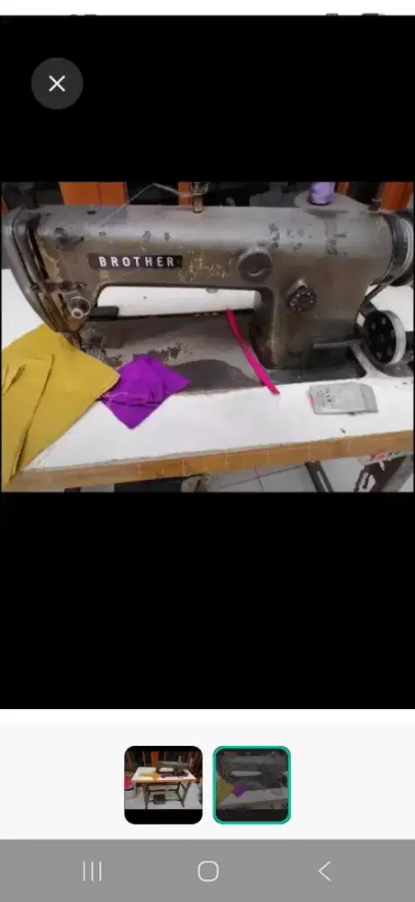 Mesin jahit jaman dulu merk Brother