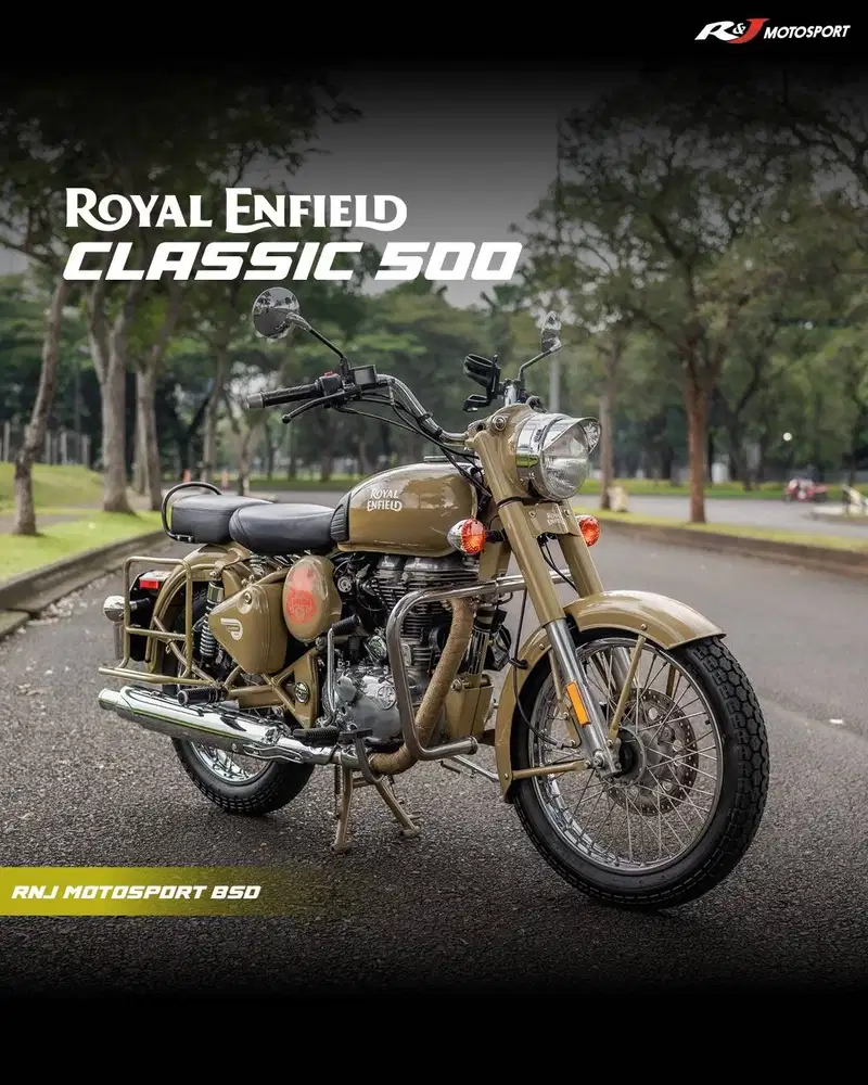 (Full Paper) Royal enfield 500 Classic Nik 2020 Warna Coklat The Best