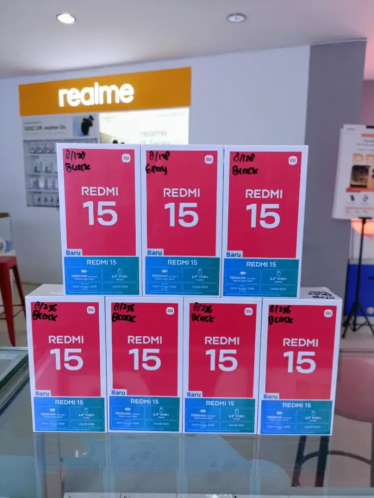 redmi 15 8/256 harga grosir bergaransi resmi
