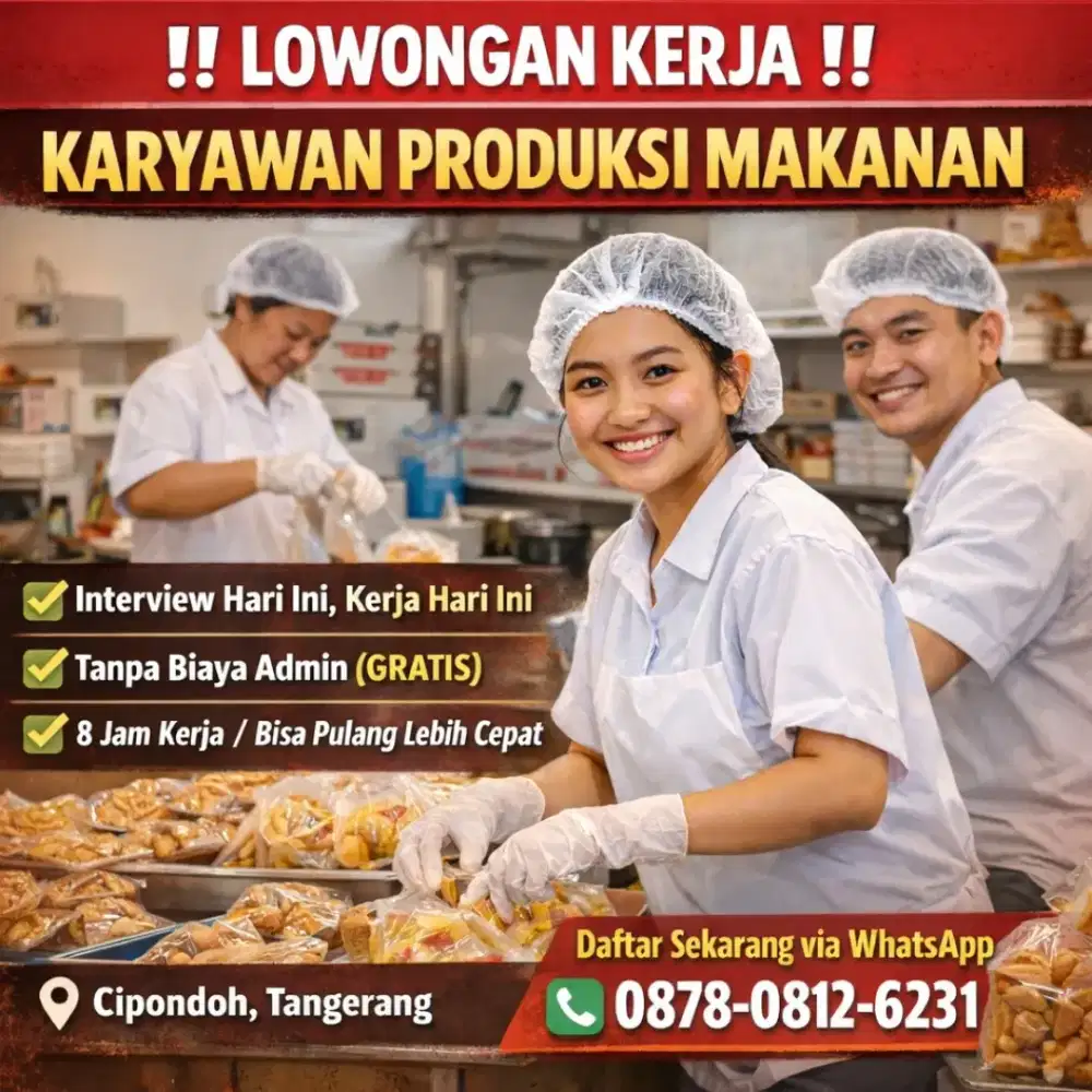 Lowongan kerja pabrik