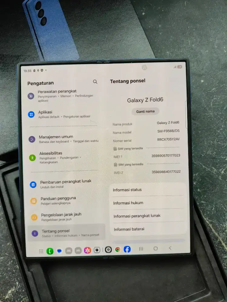 Samsung galaxy fold 6 12/256 second