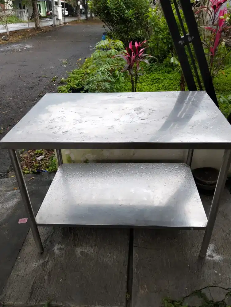 Dijual meja stainless olah