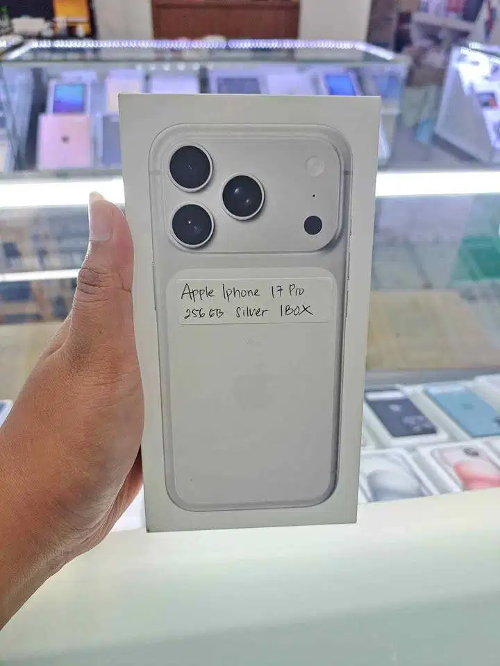 IPhone 17 Pro 256GB Silver New Segel Garansi Resmi IBox