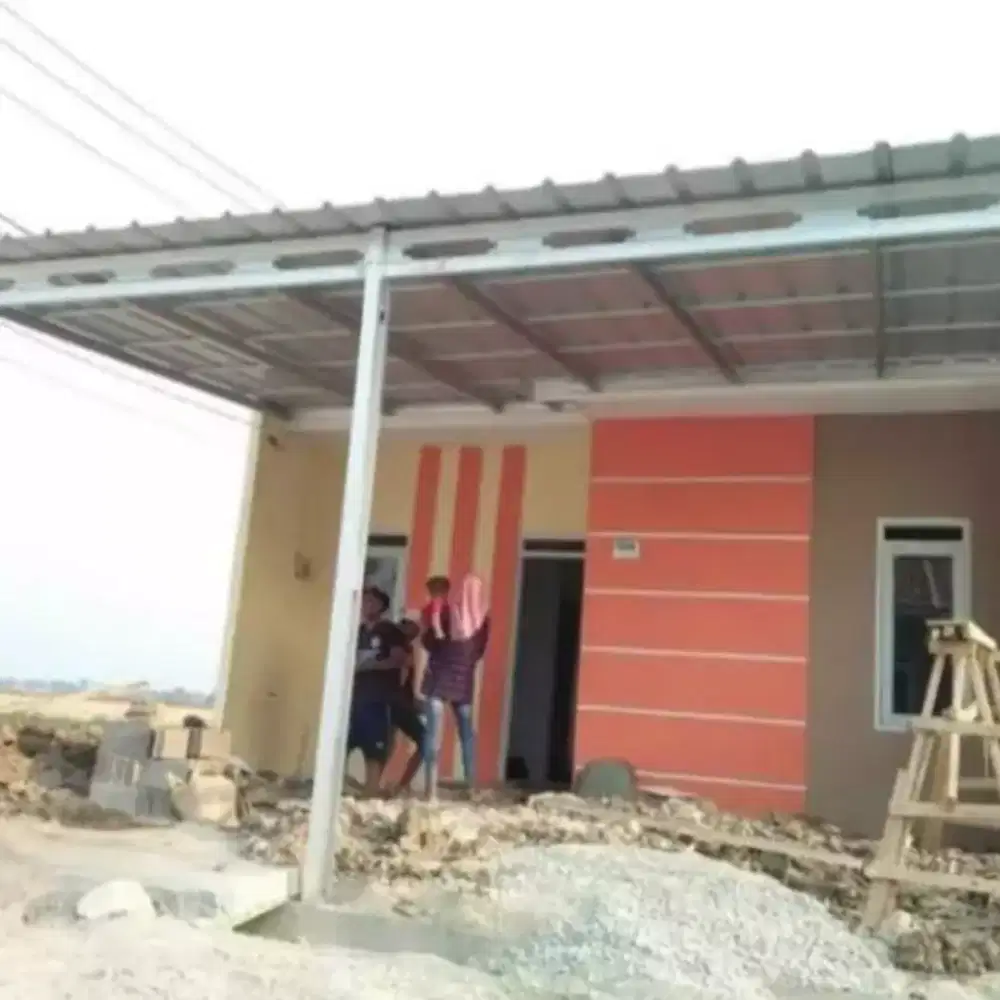 Pasang kanopi baja ringan perumahan