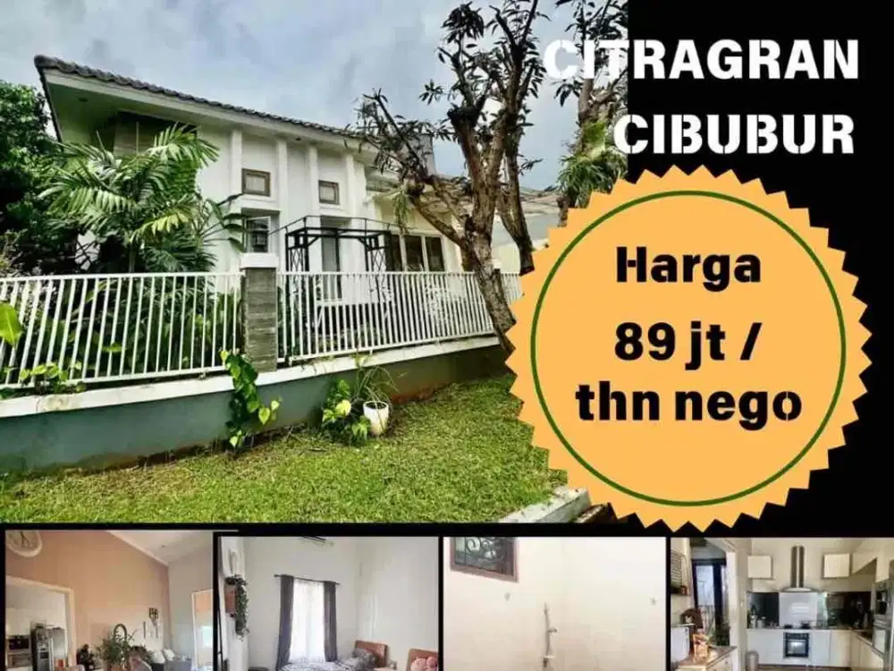 Rumah Sewa Citragran Cibubur Rapi KT 3
