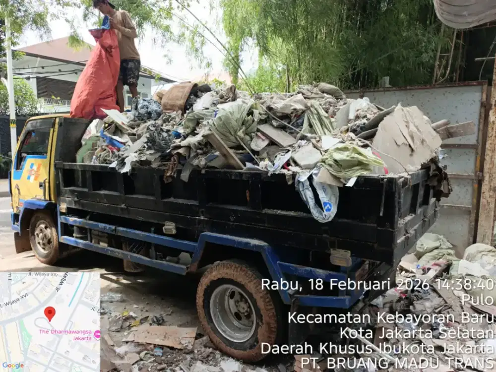 Jasa buang puing dan angkut sampah