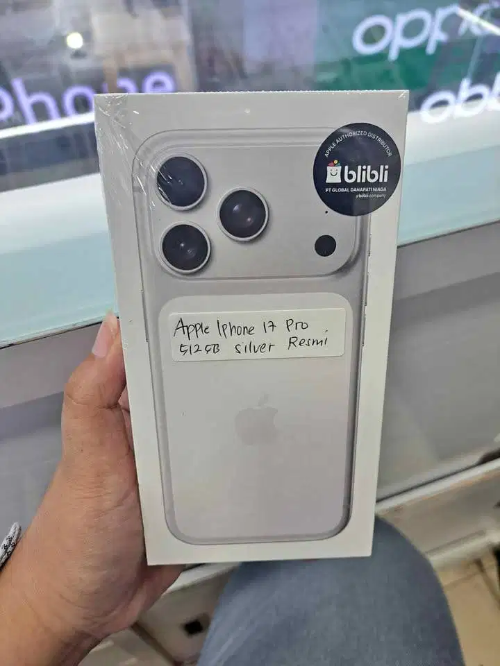 IPhone 17 Pro 512GB Silver New Segel Garansi Resmi Indonesia