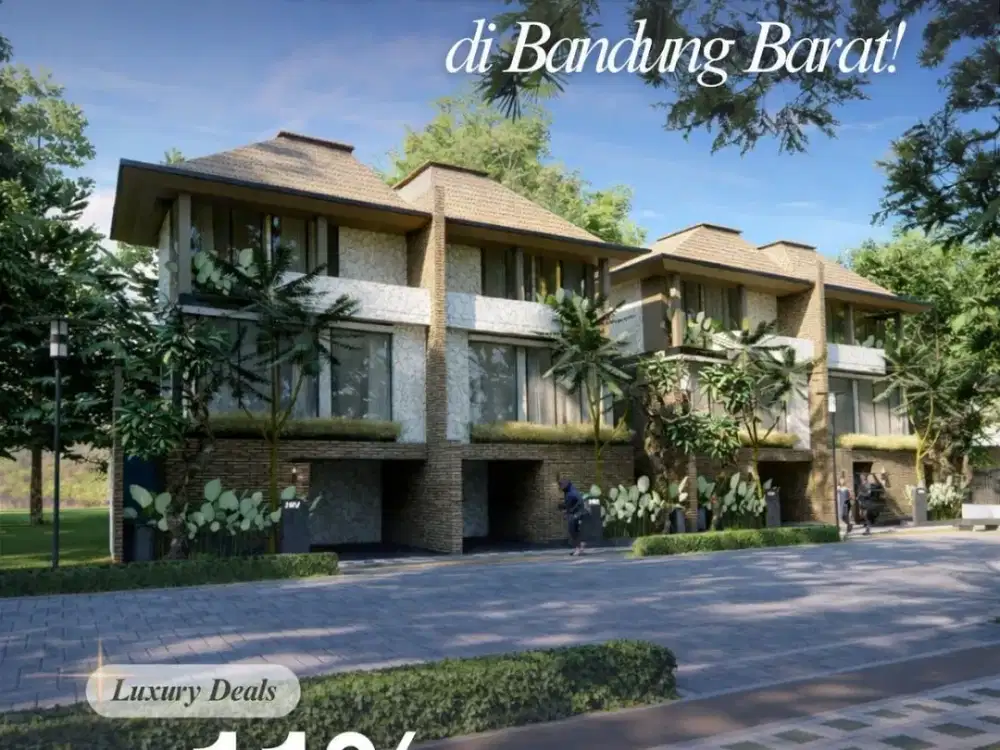 CUAN 600 JUTA! VILLA WALINI DELUXE | SHM | FULLLY FURNISED | PRIVATE POOL - BANDUNG BARAT DEKAT  KCIC Whoosh