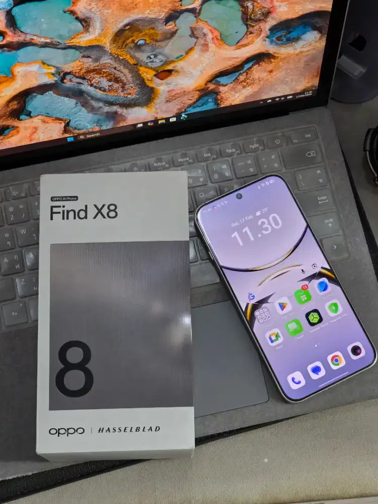 Oppo Find X8 12/256 Silver Gray Like New, Garansi 7/2027