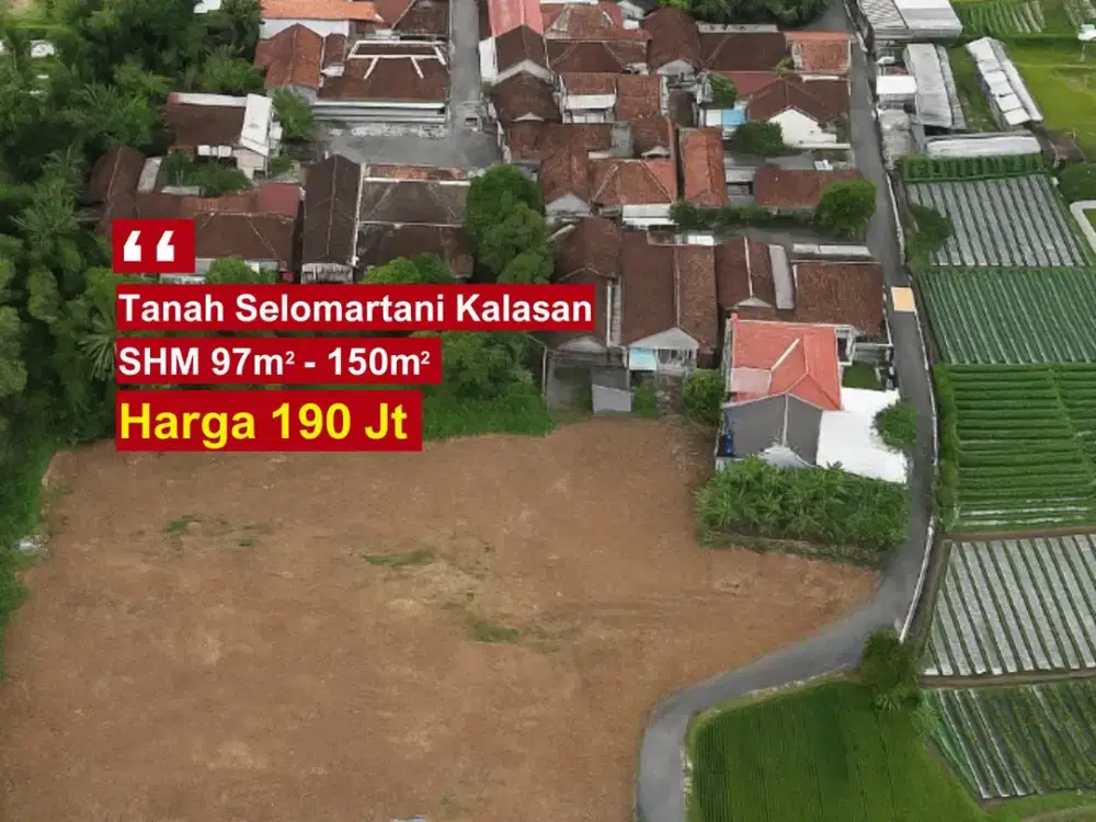 Tanah 100 Jt-an Utara JL. Jogja Solo Dekat Bandara Adisucipto