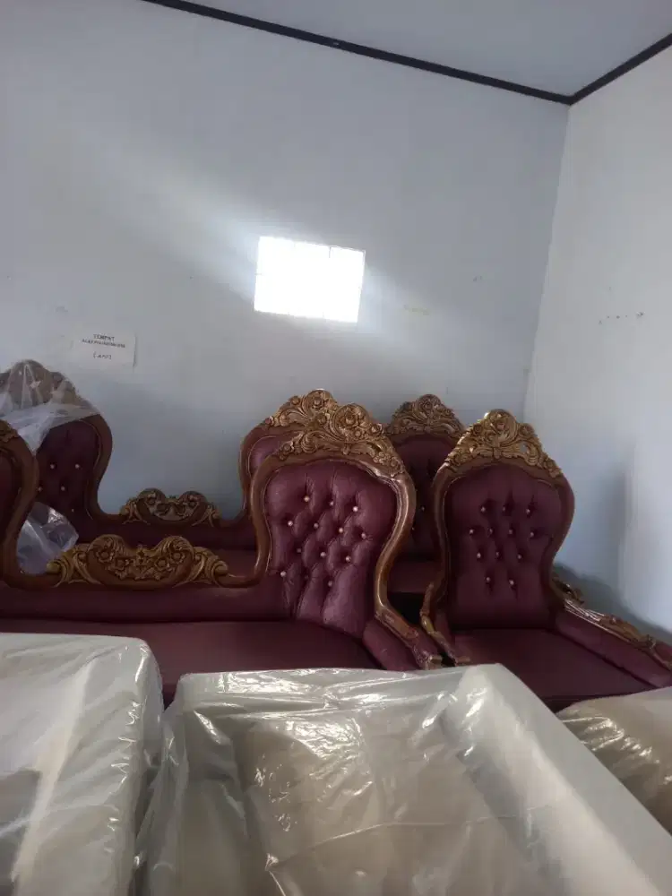 Jual furniture jati masih bagus, mau pindahan rumah