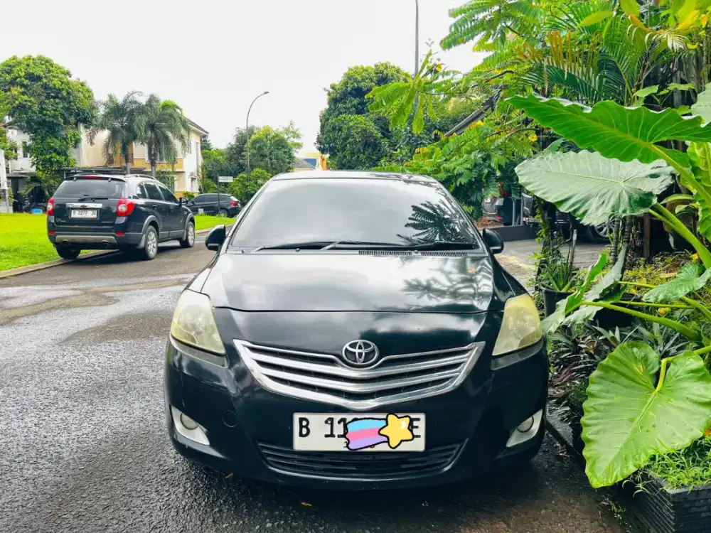 HARGA CASH TOYOTA VIOS G MT 2010 HITAM PAJAK HIDUP NOPOL GENAP
