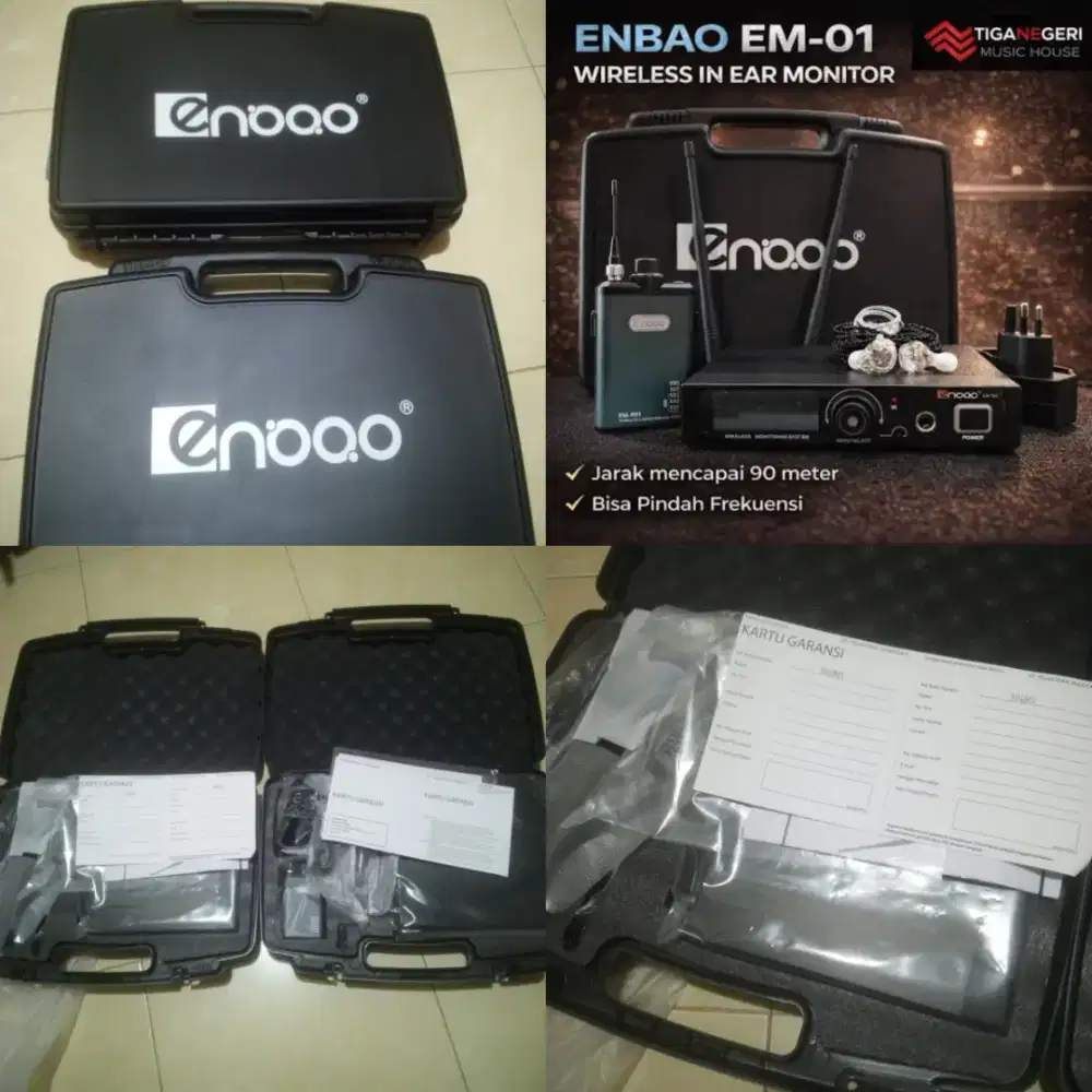 Ear monitor ENBAO EM-T01 baru harga second