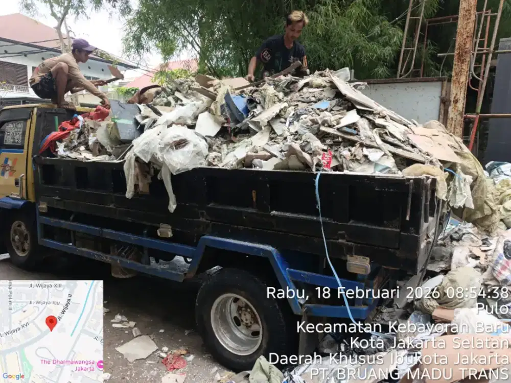Jasa angkut sampah proyek dan buang puing