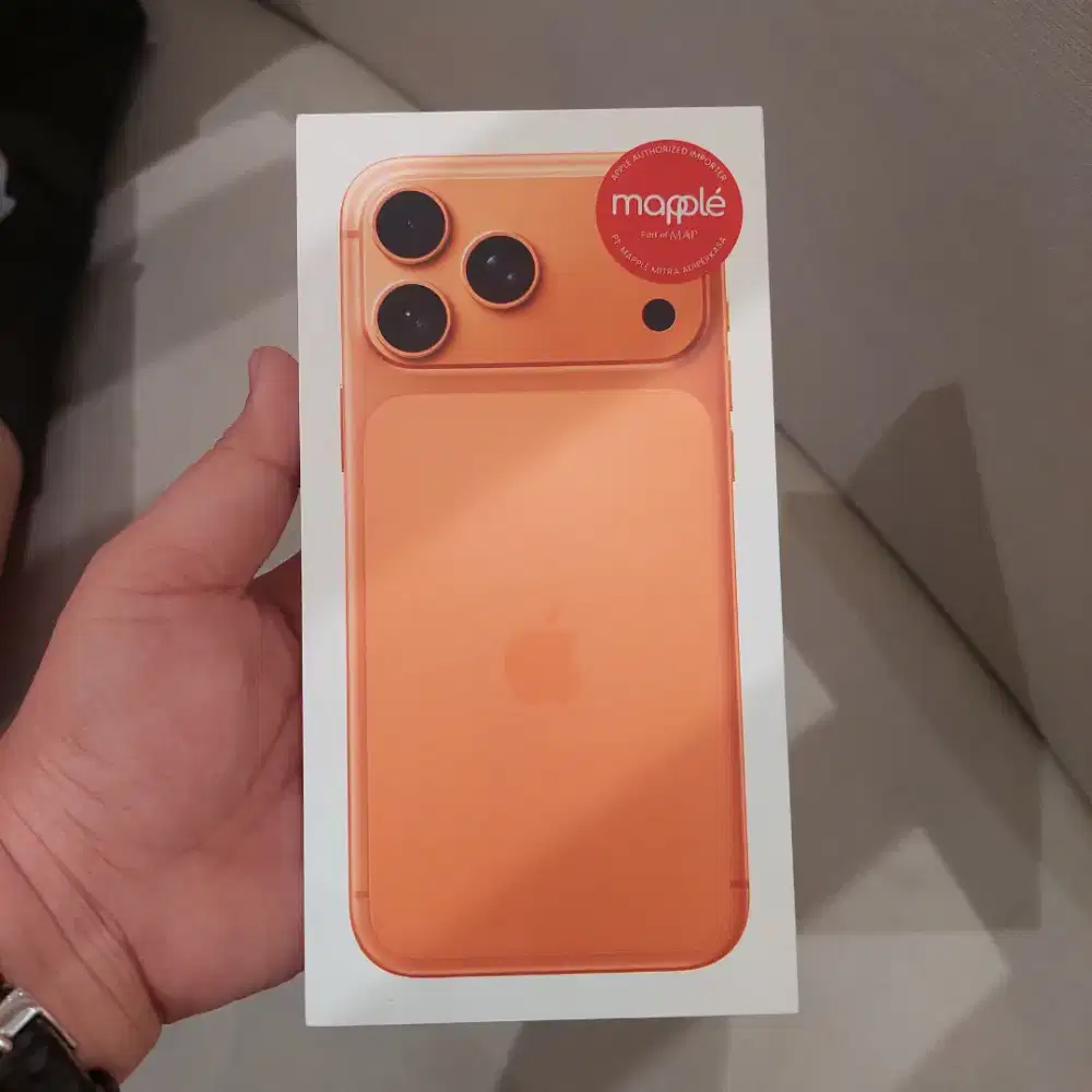 IPHONE 17 PRO MAX 256GB COSMIC ORANGE GARANSI RESMI
