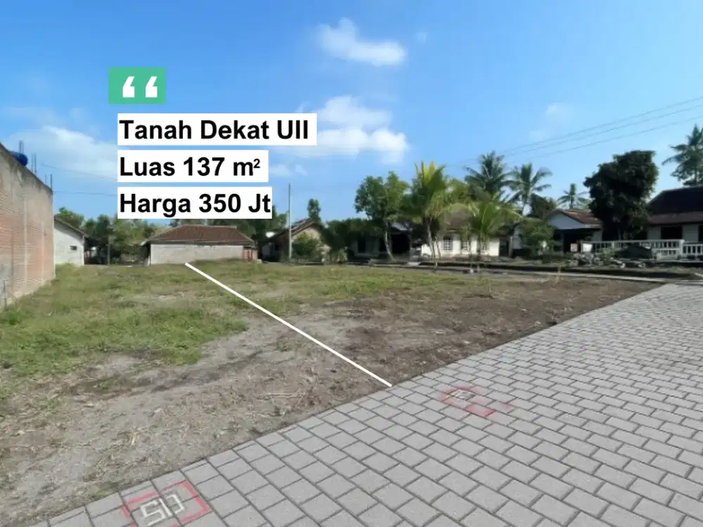 Tanah Siap Bangun SHM Per Unit Di Dekat JL. Besi Jangkang Jogja