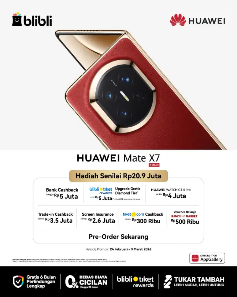 Huawei Mate X7 Foldable