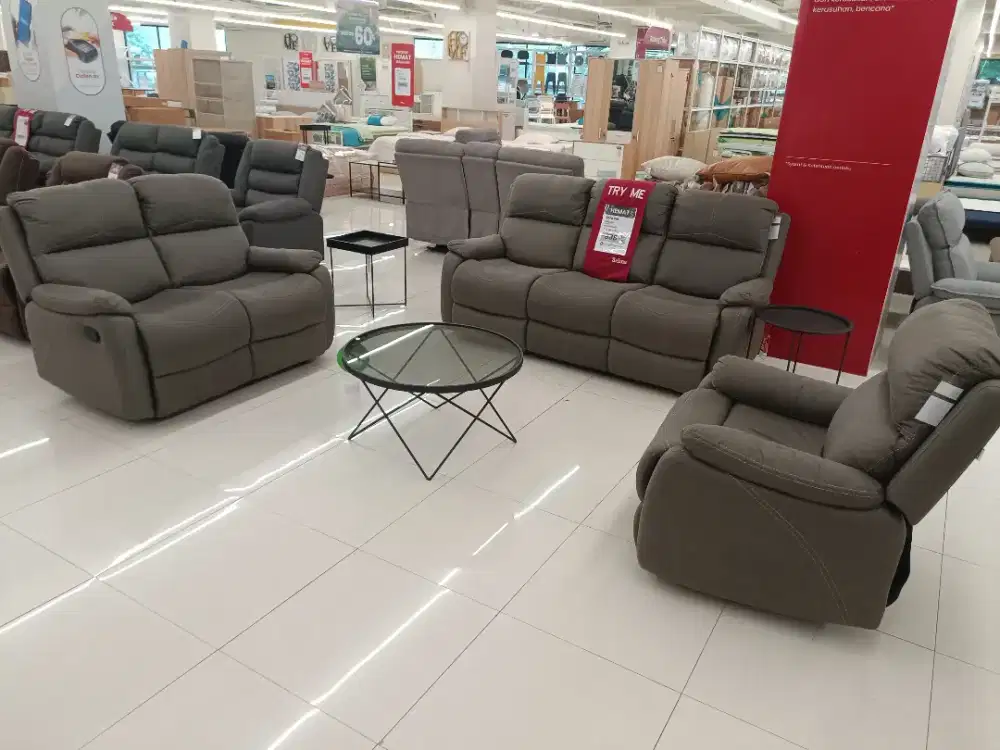 PROMO RAMADHAN SOFA RECLINER MEWAH HARGA MURAH