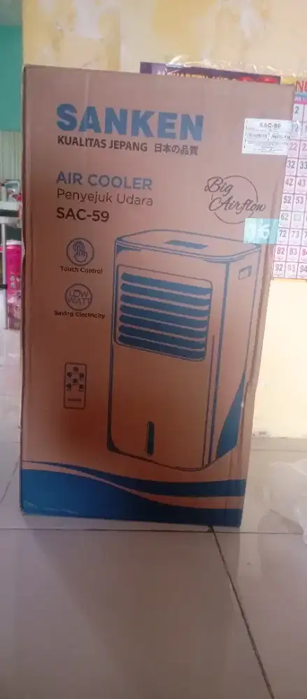 Jual aircoller Sanken new+pemanggang roti new