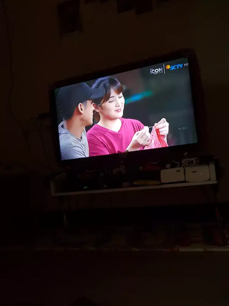 Led LG 32 inch + setop box + remot tv