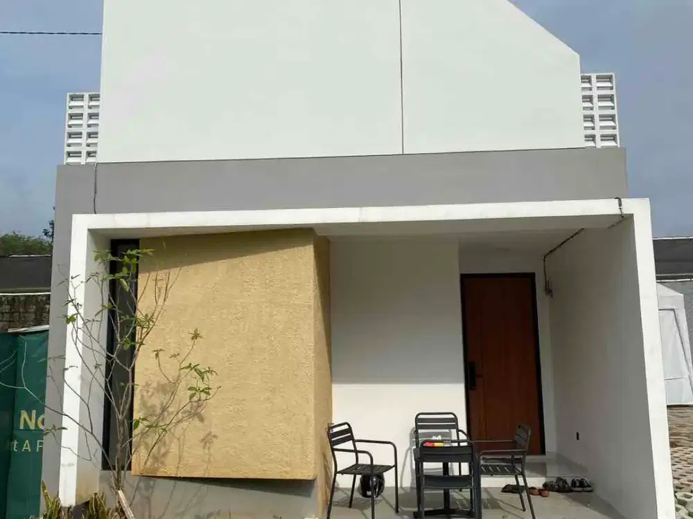 Rumah 1 lantai mezanin 3kt dekat st rawabuntu dan tol