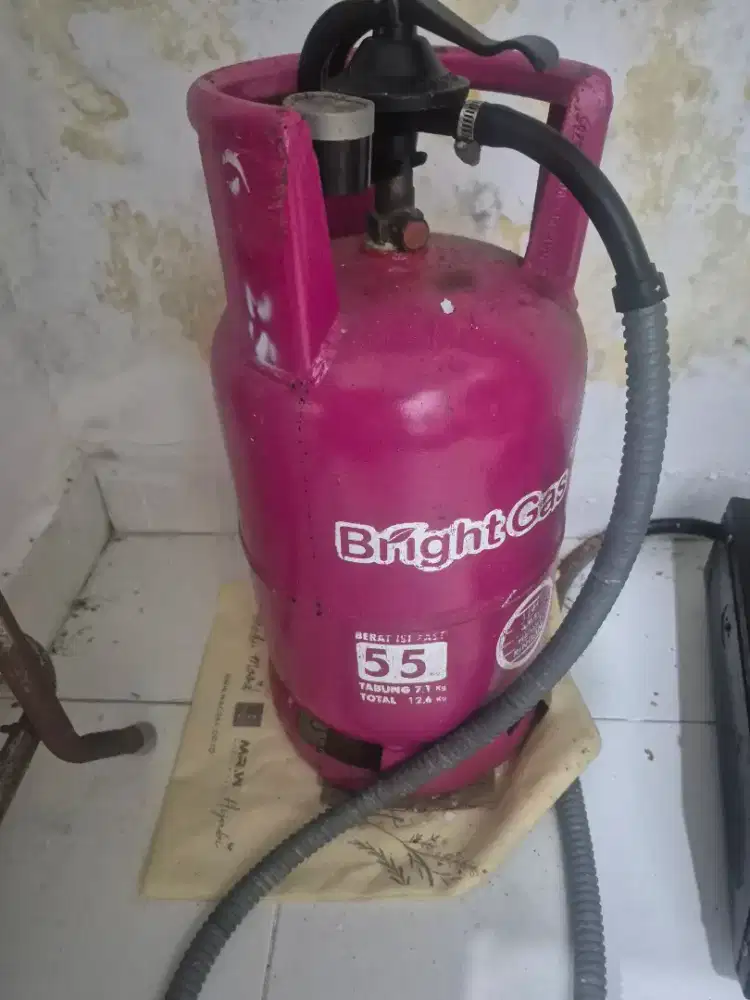 JUAL CEPAT TABUNG GAS PINK 5.5 KG & KOMPOR NYA & ALAT PENGUKUR GAS INF