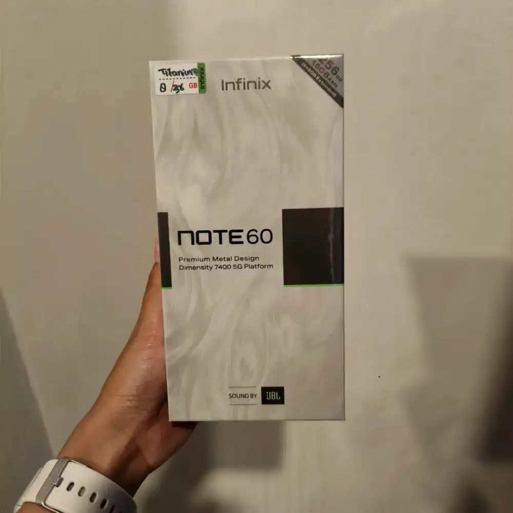 Infinix Note 60 New Ram 8+8/256 Promo