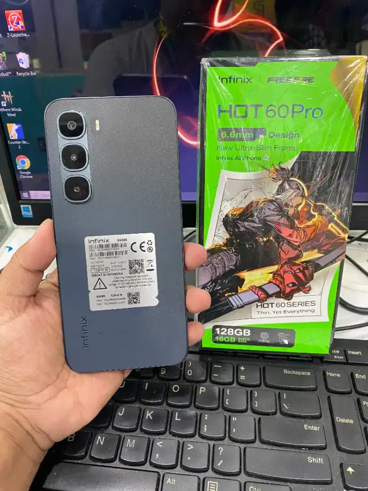 infinix hot 60 pro 8/128 garansi on bisa tukar tambah